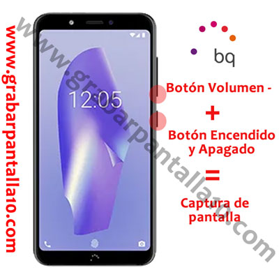 Como hacer una captura de pantalla en un móvil BQ Aquaris X, U, X5, V, C, X Pro, U Plus, X2