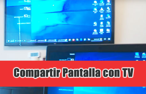 Como compartir la pantalla con la TV Samsung, LG, Philips, Sony, Panasonic, Hisense